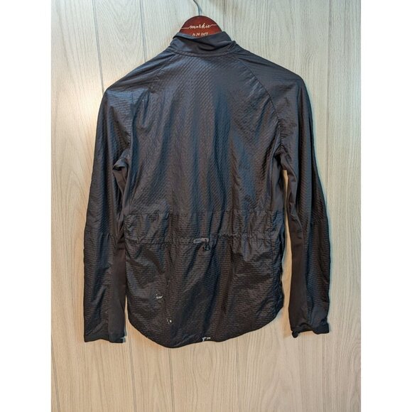 Mens Adidas Nylon Windbreaker Running Jacket Black Sz Medium READ Full Zip - Picture 2 of 8